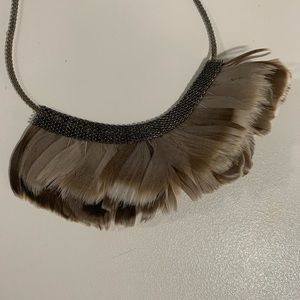 Vintage Serefina feathers necklace.